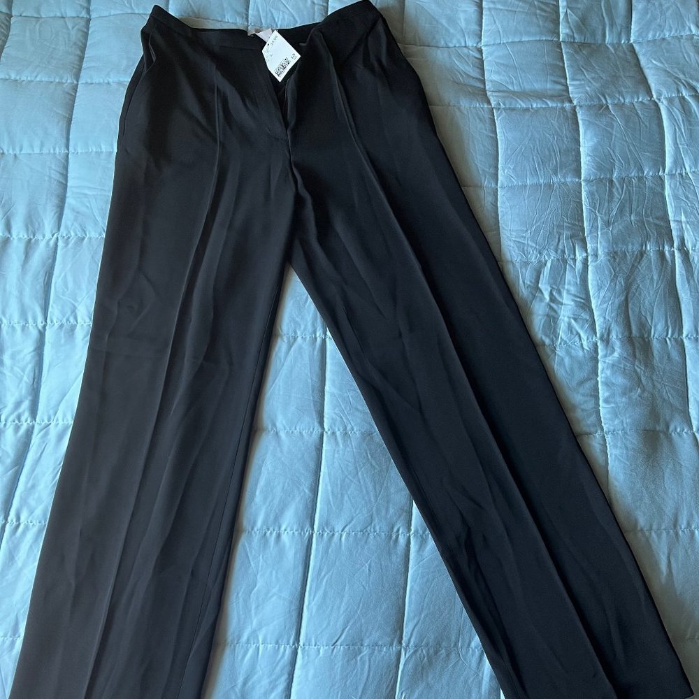 NWT Black Slack Size 6
